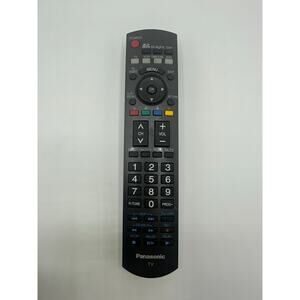Genuine Panasonic TV Remote Control N2QAYB000100 S0702368 – Tested & Working